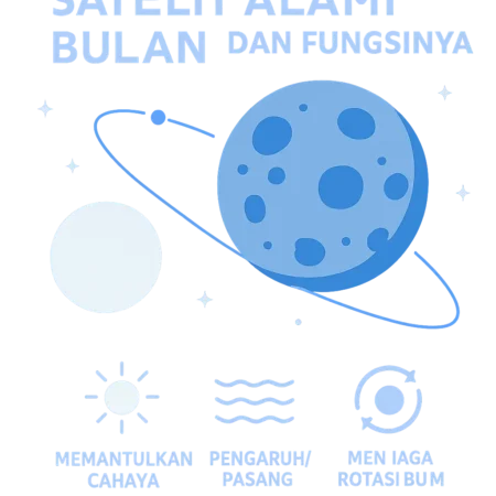 Mengenal Satelit Alami Bulan dan Fungsinya