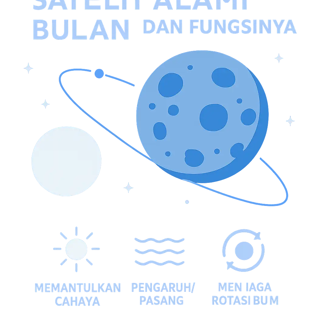 Mengenal Satelit Alami Bulan dan Fungsinya